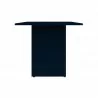 Manhattan Comfort Nomad 67.91 Modern Dining Table in Tatiana Midnight Blue Side - Manhattan Comfort Nomad 67.91 Modern Dining Table in Tatiana Midnight Blue Side
