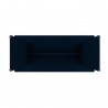 Manhattan Comfort Nomad 67.91 Modern Dining Table in Tatiana Midnight Blue Bottom
