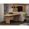 Manhattan Comfort NoMad 67.91 Rustic Country Dining Table in Nature