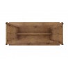 Manhattan Comfort NoMad 67.91 Rustic Country Dining Table in Nature Bottom