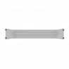 Manhattan Comfort Nomad 67.91 Modern Dining Bench in White Bottom - Manhattan Comfort Nomad 67.91 Modern Dining Bench in White Bottom