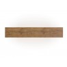 Manhattan Comfort NoMad 67.91 Rustic Country Dining Bench in Nature Top