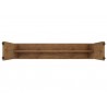 Manhattan Comfort NoMad 67.91 Rustic Country Dining Bench in Nature Bottom