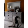 Nova Solo Halifax White Mahogany Dresser w/ 6 Drawers - Lifestyle