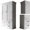 Nova Solo Halifax Wardrobe w/ 2 bottom drawers - Silo - Nova Solo Halifax Wardrobe w/ 2 bottom drawers - Silo
