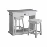 Nova Solo Halifax Counter Bar w/ 2 Stools & 2 Cushions - Set in Front Side Angle - Nova Solo Halifax Counter Bar w/ 2 Stools & 2 Cushions - Set in Front Side Angle