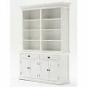 Infinita Hutch Buffet with Open Shelves - Silo Closed - Infinita Hutch Buffet with Open Shelves - Silo Closed