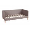 Alpine Furniture Britney Day Bed in Dark Grey - Angled Frame Only