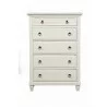  Alpine Furniture Winchester Chest in White - Front -  Alpine Furniture Winchester Chest in White - Front