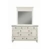Alpine Furniture Winchester Mirror, White - Front Angle - Alpine Furniture Winchester Mirror, White - Front Angle