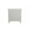 Alpine Furniture Winchester Nightstand in White - Back - Alpine Furniture Winchester Nightstand in White - Back