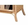 Baxton Studio Danna Modern Bohemian Natural Brown Rattan Nightstand - Base Angle - Baxton Studio Danna Modern Bohemian Natural Brown Rattan Nightstand - Base Angle