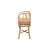 Baxton Studio Panchali Modern Bohemian Natural Brown Rattan Nightstand - Side Angle