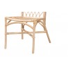 Baxton Studio Doria Modern Bohemian Natural Brown Rattan 2-Piece Dining Chair Set - Base Angle