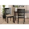 Baxton Studio Florencia Modern Beige Fabric and Espresso Brown Finished Wood Dining Chair - Set of Two - Lifestyle - Baxton Studio Florencia Modern Beige Fabric and Espresso Brown Finished Wood Dining Chair - Set of Two - Lifestyle