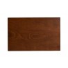 Baxton Studio Florencia Modern Grey Fabric and Walnut Brown Finished Wood 5-Piece Dining Set - Table in Top Angle