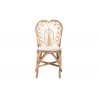 Baxton Studio Jerica Modern Bohemian Natural Brown Rattan Dining Chair - Front Angle