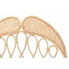 Baxton Studio Onika Modern Bohemian Natural Brown Rattan Queen Size Standalone Headboard - Closeup Angle