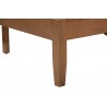 Baxton Studio Eileen Mid-Century Transitional Walnut Brown Finished Wood King Size Platform Bed - Base Angle