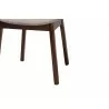 Baxton Studio Darrion Mid-Century Modern Grey Fabric and Walnut Brown Finished Wood 2-Piece Dining Chair Set - Base Angle - Baxton Studio Darrion Mid-Century Modern Grey Fabric and Walnut Brown Finished Wood 2-Piece Dining Chair Set - Base Angle