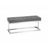 SUNPAN Viceroy Bench - Grey, Front View - SUNPAN Viceroy Bench - Grey, Front View
