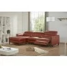 J&M Furniture Nina Premium Leather Sectional LHF - J&M Furniture Nina Premium Leather Sectional LHF
