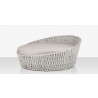 Source Furniture Aria 70" Round Aluminum Cushion Daybed  5