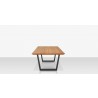 Source Furniture Contemporary U Style Dining Table Base Side