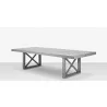Source Furniture Contemporary Square X Style Dining Table Base Side With Top - Source Furniture Contemporary Square X Style Dining Table Base Side With Top