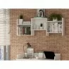 Manhattan Comfort Hampton Zig-Zag Wall Décor Shelves in White - Manhattan Comfort Hampton Zig-Zag Wall Décor Shelves in White