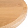  Veneer Table Top - Round - Natural Ash