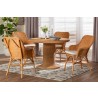 Baxton Bali and Pari Wistan 5-piece Rattan Dining Set
