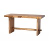 Baxton Studio Bali and Pari Biyu Suar Wood Dining Table - Angled