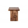 Baxton Studio Bali and Pari Biyu Suar Wood Dining Table - Side