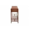 Baxton Studio Bali and Pari Brier Marbled Tortoise Natural Rattan Console Table - Side - Baxton Studio Bali and Pari Brier Marbled Tortoise Natural Rattan Console Table - Side