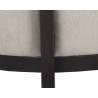 SUNPAN Claude Lounge Chair - Linen - Back Frame Close-up