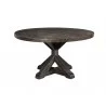 Alpine Furniture Newberry Round Dining Table, Salvaged Grey - Front View - Alpine Furniture Newberry Round Dining Table, Salvaged Grey - Front View
