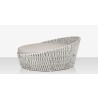 Source Furniture Aria 70" Round Aluminum Cushion Daybed  3