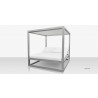 Source Outdoor Furniture Breeze Aluminum Daybed Square  13
