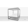 Source Outdoor Furniture Breeze Aluminum Daybed Square  13 - Source Outdoor Furniture Breeze Aluminum Daybed Square  13