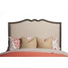 Alpine Furniture Charleston Standard King Bed in Antique Grey - Headboard Front