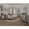 Alpine Furniture Silver Dreams California King Bed in Silver - Lifestyle