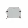 Manhattan Comfort Rockefeller 5-Drawer Dresser Set White Bottom - Manhattan Comfort Rockefeller 5-Drawer Dresser Set White Bottom