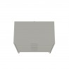 Manhattan Comfort Rockefeller 5-Drawer Dresser Set Off White Top
