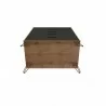 Manhattan Comfort Rockefeller 5-Drawer Dresser Set Grey Bottom - Manhattan Comfort Rockefeller 5-Drawer Dresser Set Grey Bottom