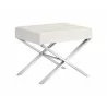 SUNPAN Mercer Bench - White, Frontview - SUNPAN Mercer Bench - White, Frontview