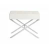 SUNPAN Mercer Bench - White, Frontview 2 - SUNPAN Mercer Bench - White, Frontview 2
