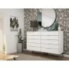 Manhattan Comfort Rockefeller Dresser White - Manhattan Comfort Rockefeller Dresser White
