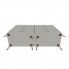 Manhattan Comfort Rockefeller Dresser Off White Bottom
