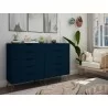 Manhattan Comfort Rockefeller Dresser Blue - Manhattan Comfort Rockefeller Dresser Blue